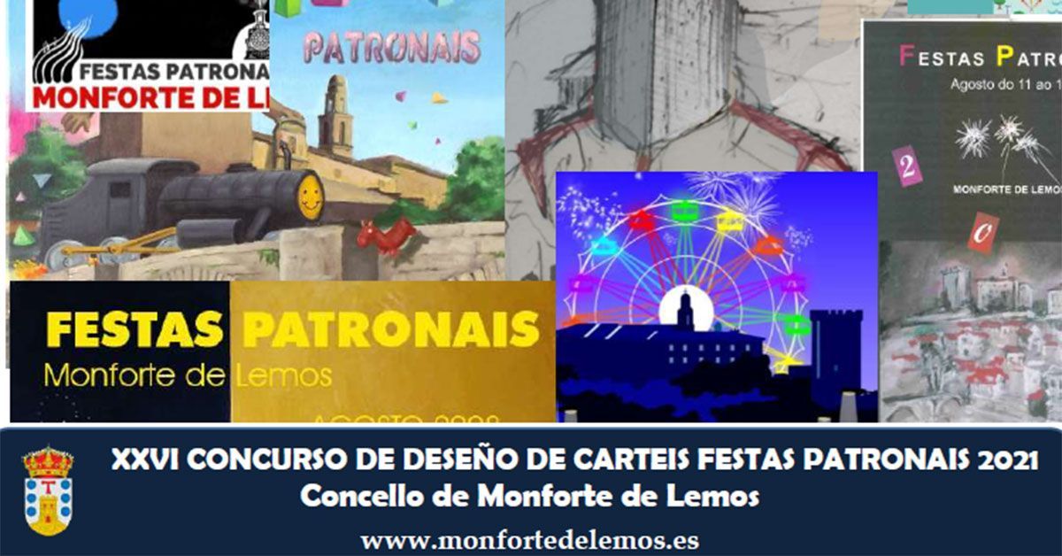 miniatura Cartel Concurso carteis Patronais Monforte 2021