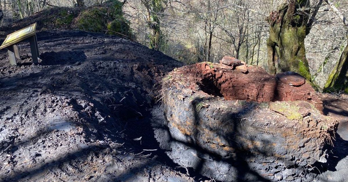 antigo forno cal cereixido quiroga