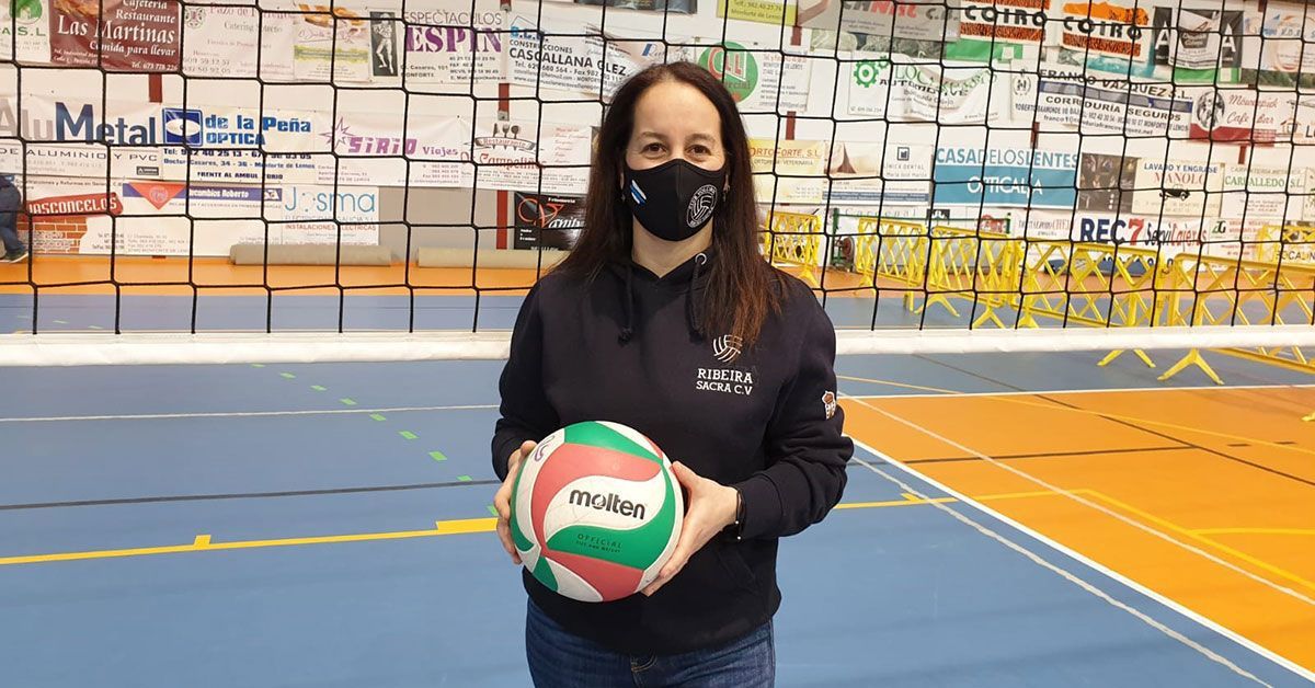 monforte club voleibol ribeira sacra adestradora yolanda maciñeiras