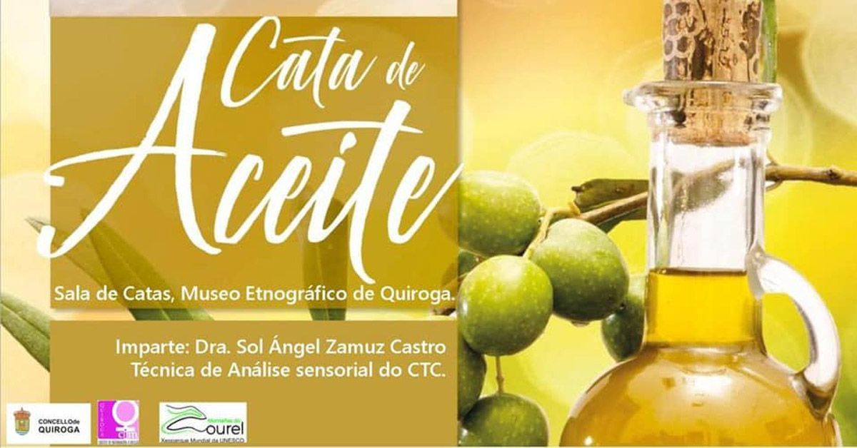 cartel cata de aceite