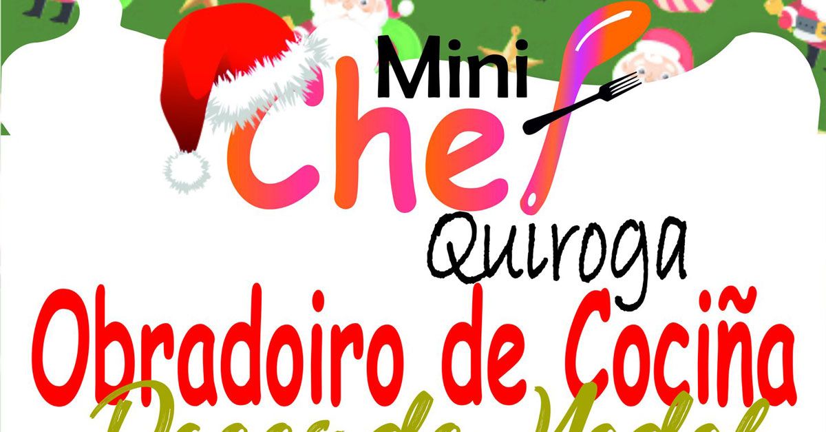 curso cociña mini chef quiroga