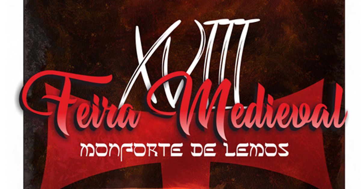 Cartel XVIII Feira Medieval de Monforte 2022