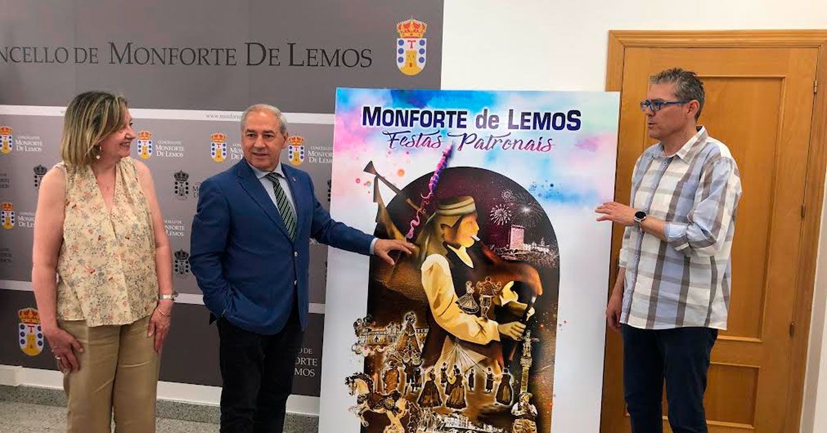 cartel ganador festas monforte lemos 2022