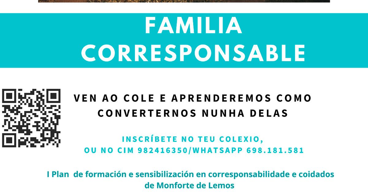 Poster Familia corresponsable portada