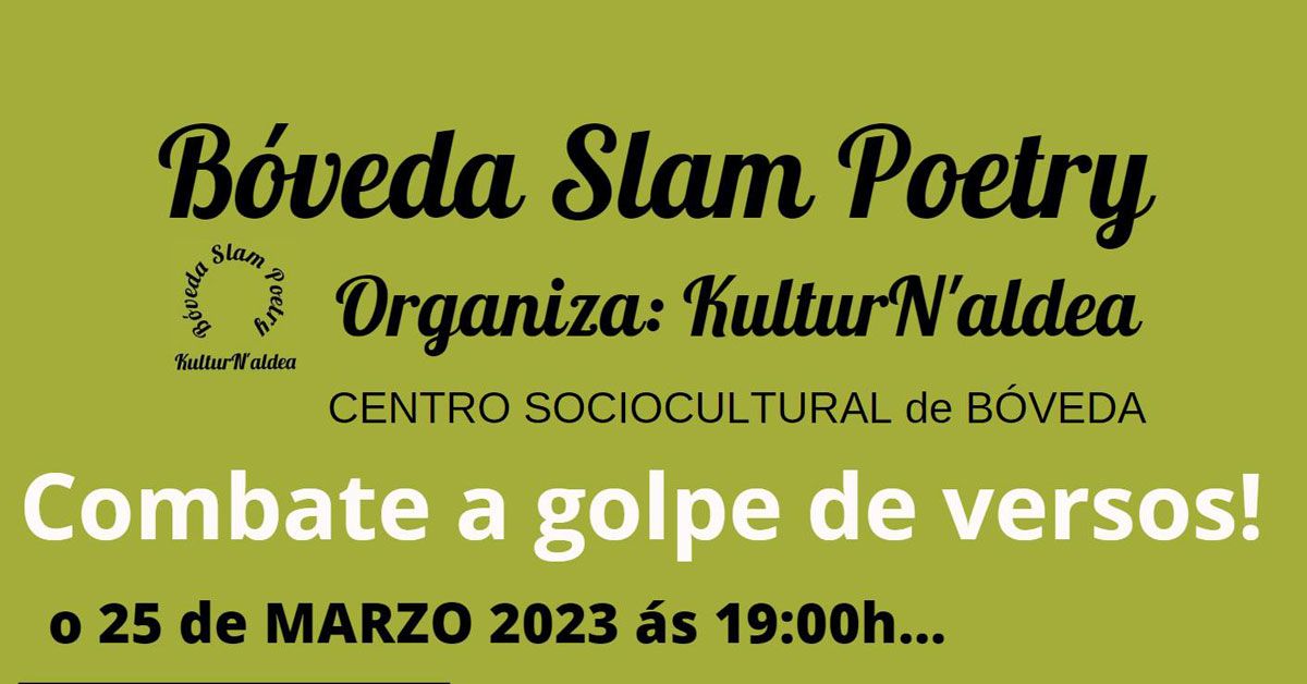 Bóveda Slam Poetry 2