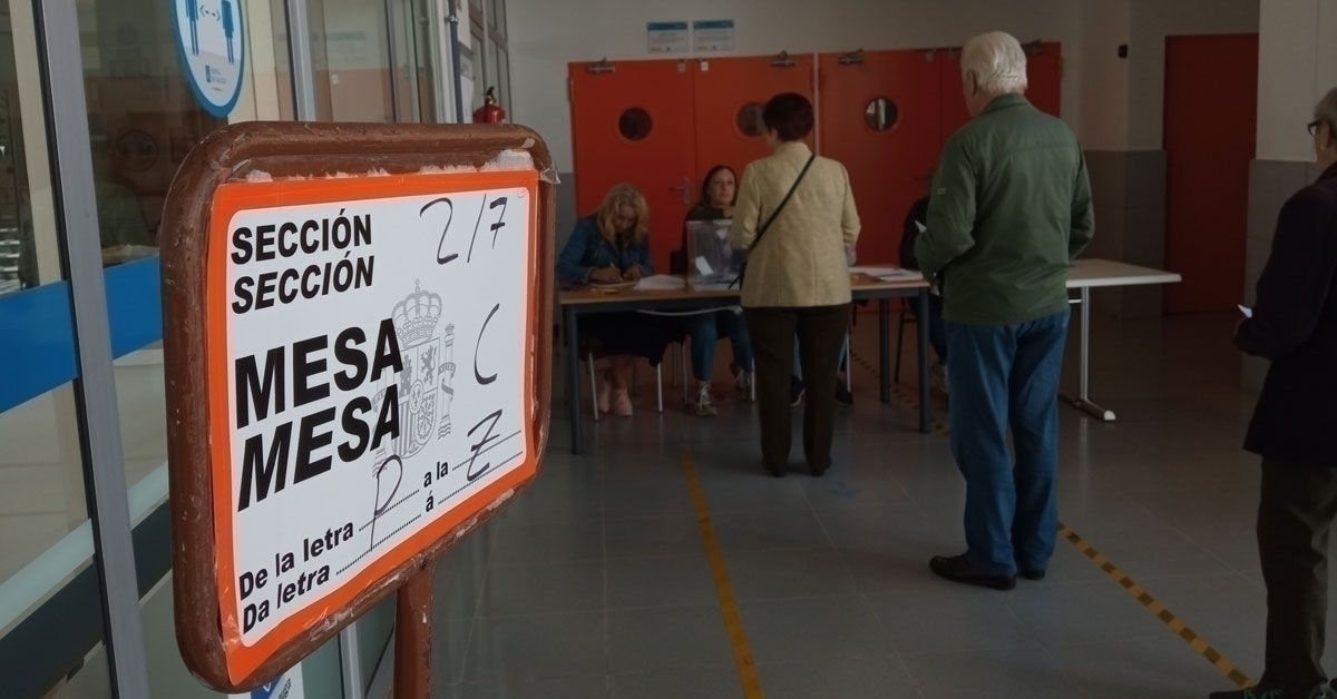 Eleccions 2023 municipais votar urna votacion papeleta 14