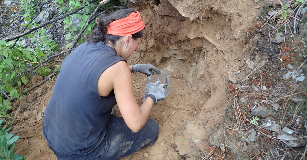 Arqueóloga Nerea Vilariño recolle mostra