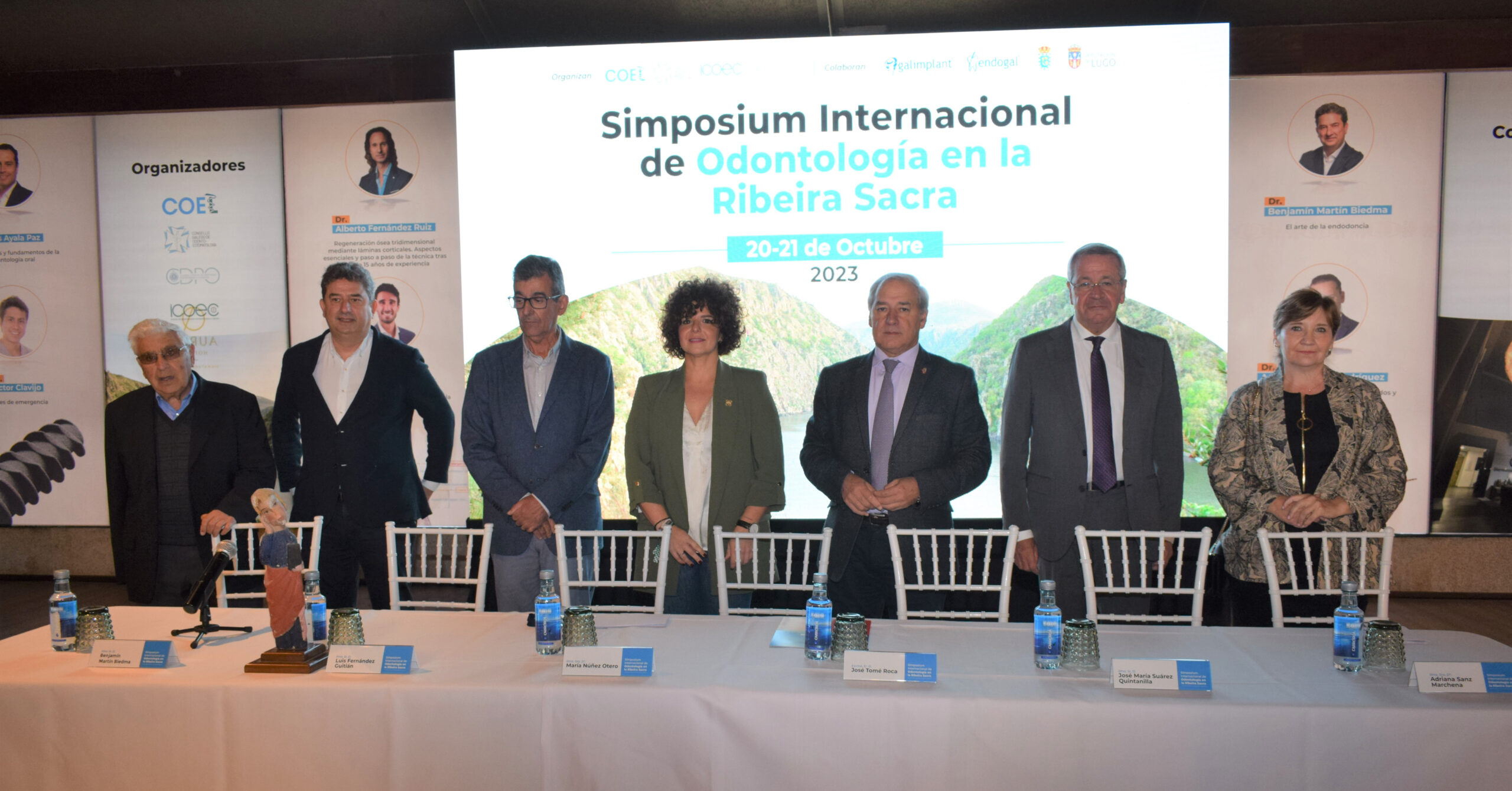 Inauguración I Simposio Internacional Odontoloxía jose tome