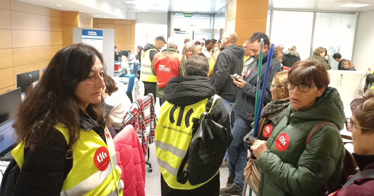 manifestacion sector limpeza eulen lugo