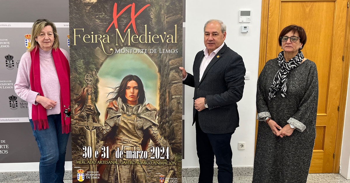 Cartel XX Feira Medieval Monforte 2024