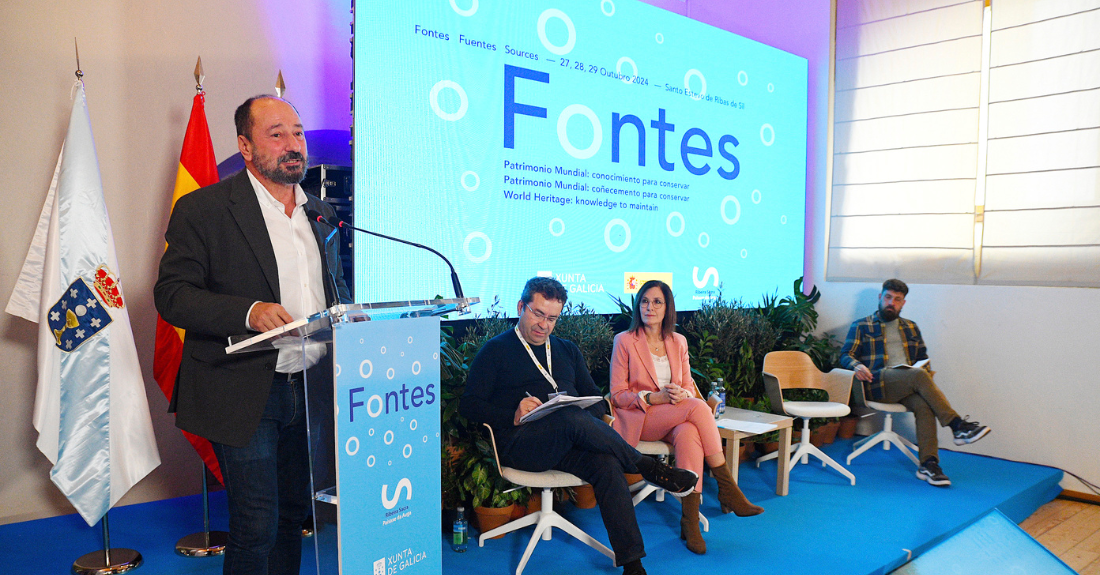 Xosé Merelles no Congreso Internacional 'Fontes'