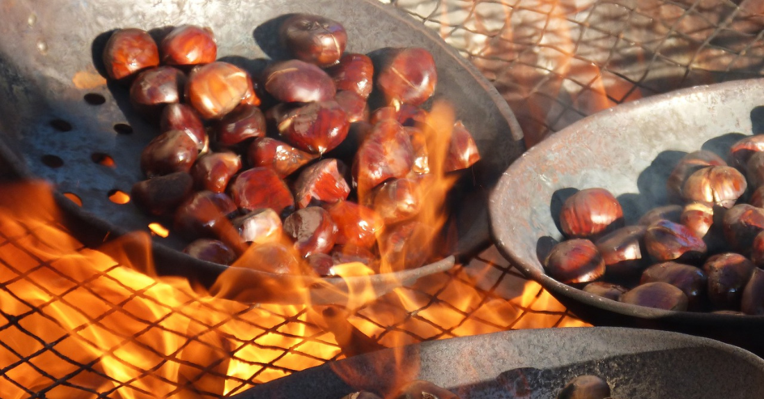 Castañas asadas