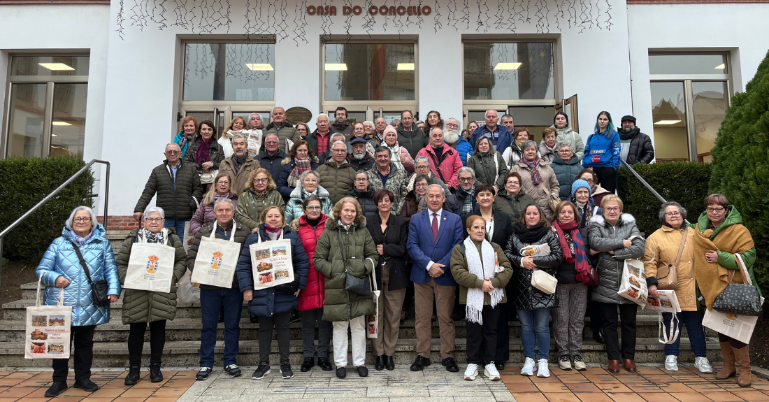 A veciñanza de Lugo visita o Concello de Monforte