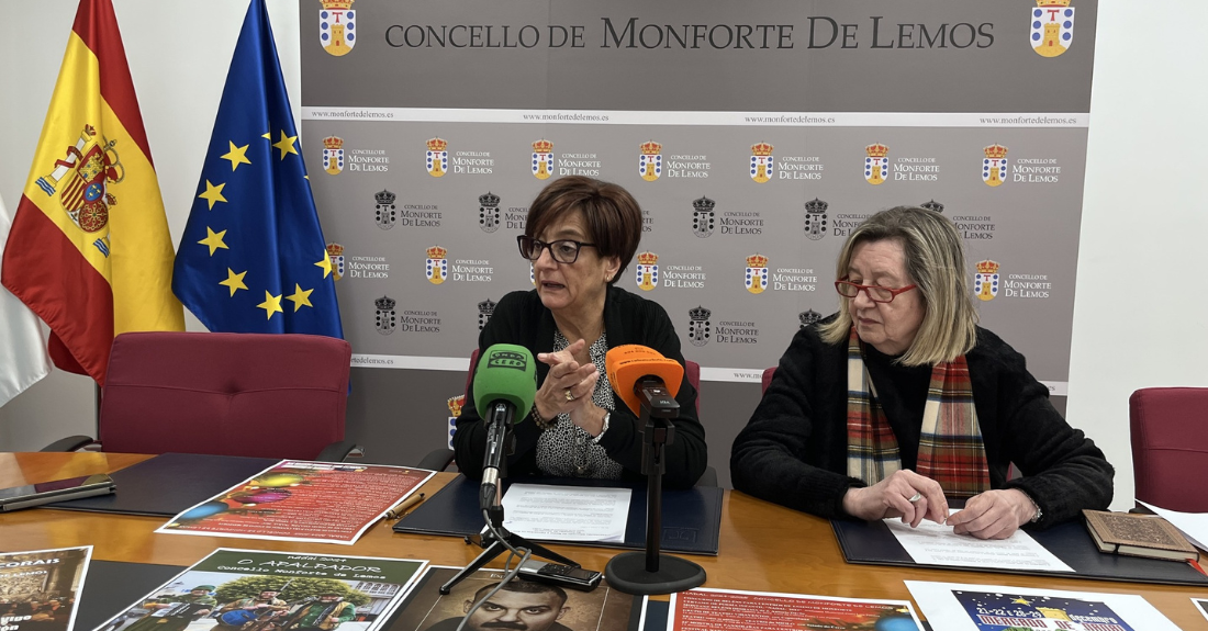 Monforte presenta as actividades de Nadal 2024