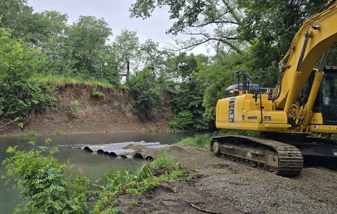 acceso obras emergencia no río Cabe