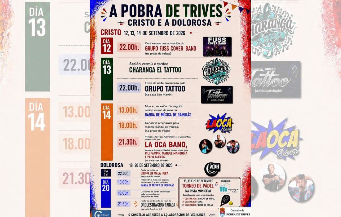 festas patronais A Pobra de Trives