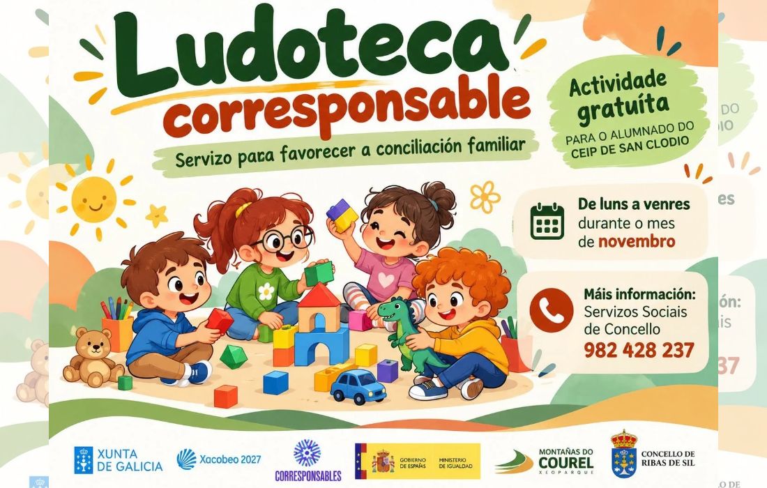 ludoteca corresponsable Ribas de Sil