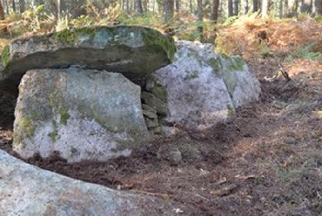 Dolmen descuberto en Vilalvite.