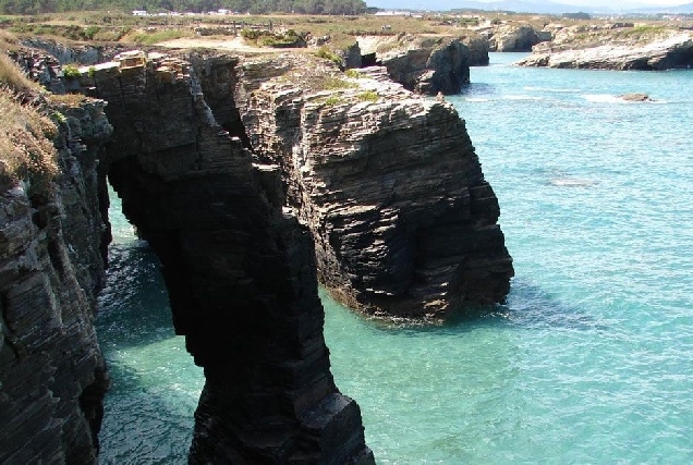 catedrais ribadeo camino mar