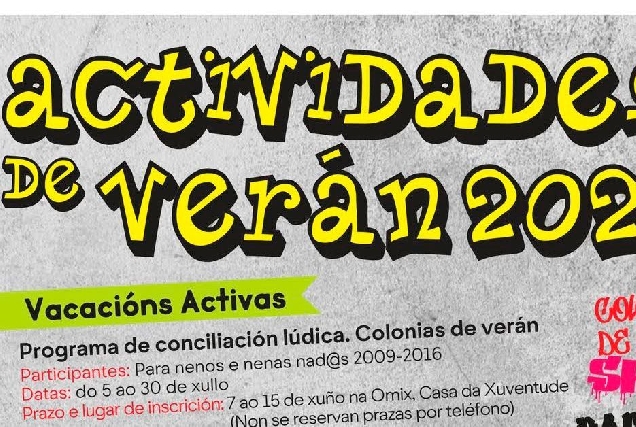 actividades de veran Ribadeo cartel 2