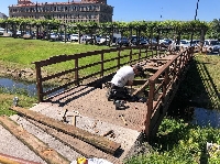 pasarela parque dos condes monforte