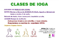 cartel clases ioga