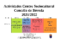 actividades centro sociocultural boveda