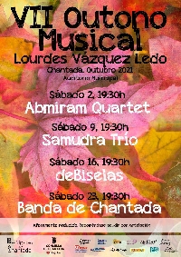 cartel outono musical chantada