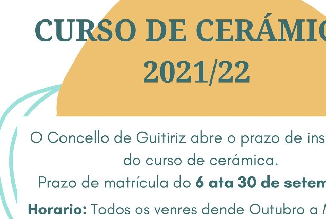 curso de ceramica guitiriz