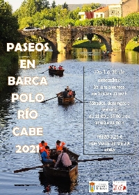 paseos barca rio cabe cartel