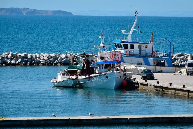 barco pesca mar