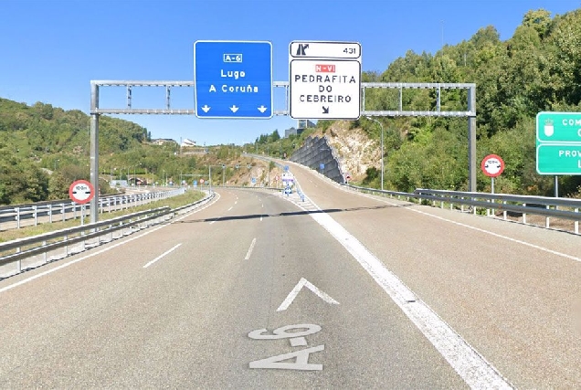 a6 autovia pedrafita lugo