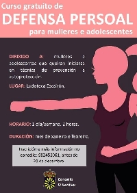 curso defensa persoal mulleres adolescentes o saviñao