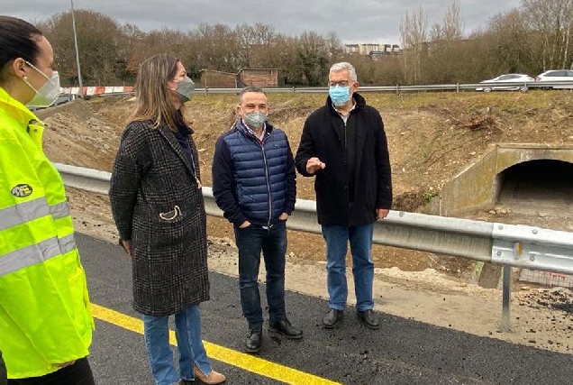 Obras paso soterrado baixo a N VI