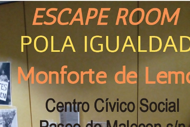 CARTEL ESCAPE ROOM POLA IGUALDADE Monforte de Lemos