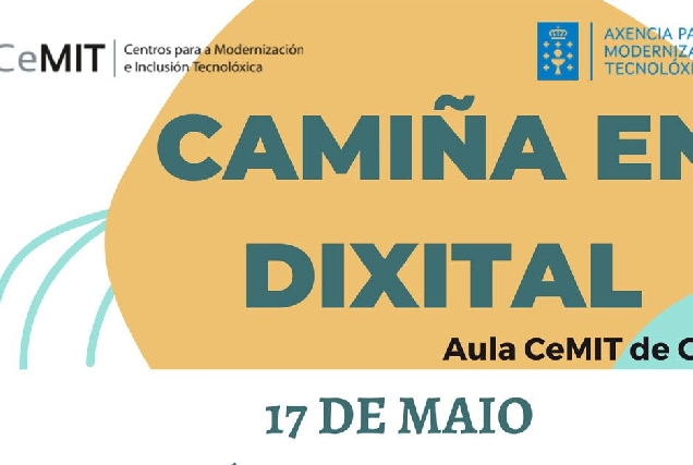 cartel camina dixital aula cemit guitiriz portada