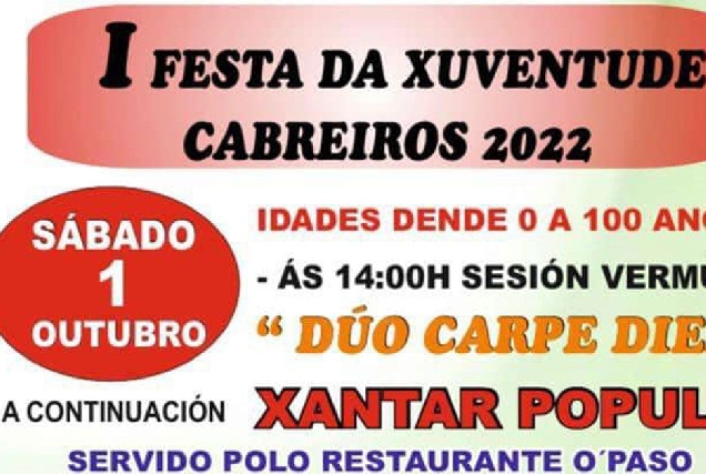 festa da xuventude cabreiros portada