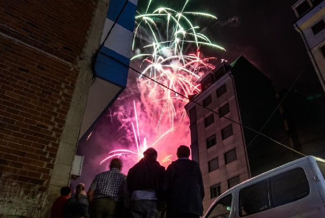 festas de vilalba fogos artificiais