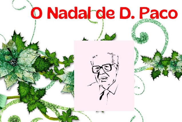 Cartel concurso de postais O Nadal de D