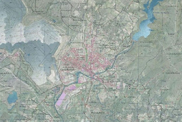 mapa caminos rurais as pontes