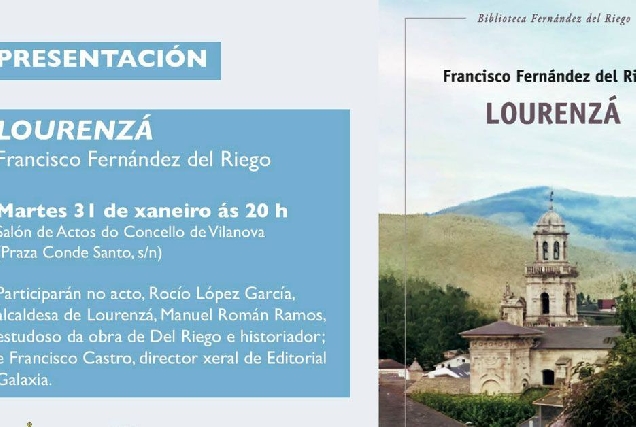 Presentación do libro 'Lourenzá' Francisco Fernández Del Riego