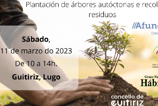 plantacion arbores autoctonas residuos guitiriz