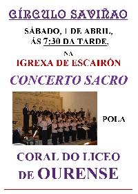 Concerto sacro O Saviñao