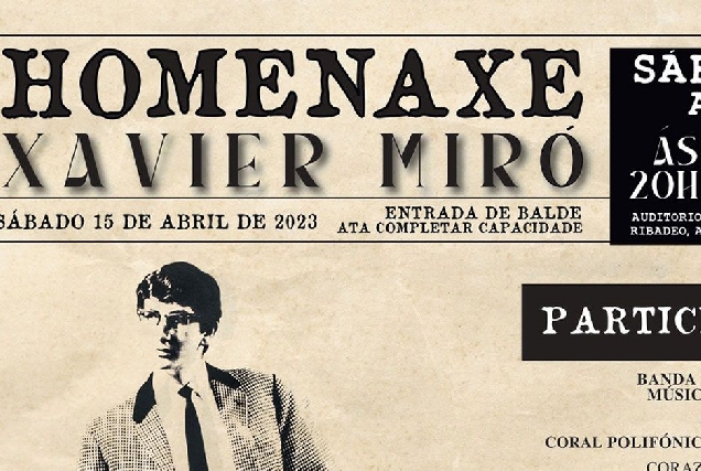 homenaxe xavier miro ribadeo