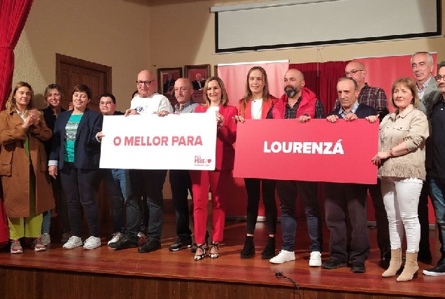 presentacion candidatura psoe lourenzá 9 4 2023