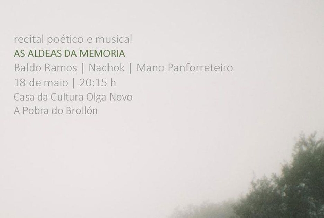 recital poético As aldeas da memoria