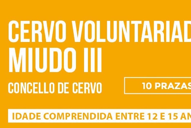 cervo voluntariado miudo 2023