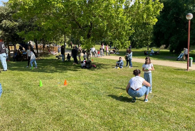 Imaxe de arquivo de actividades da Capital da Cultura no paseo do Mino