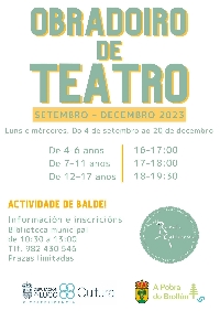 curso teatro nenos 2023 pobra brollon