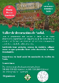 Taller de decoracións de Nadal Segredos de Panton